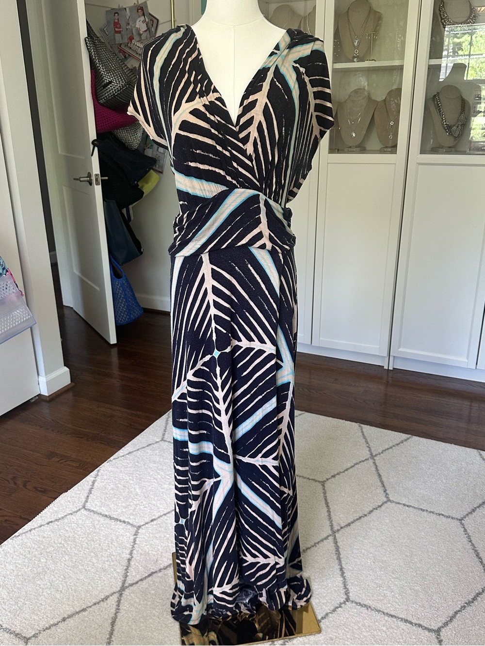 Maeve Anthropologie Stretch Maxi Dress